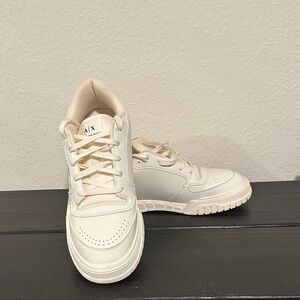 A/X Armani Exchange White Sneakers